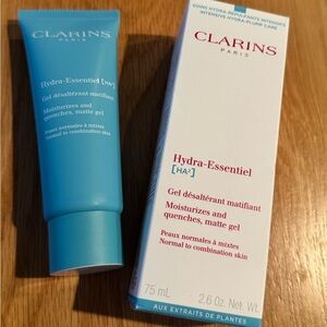 New! Clarins Hydra-Essentiel Matte Gel Moisturizer - Hyaluronic Acid 2.6oz/ 77mL